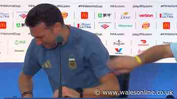 Argentina manager bursts into tears and walks out of World Cup press conference