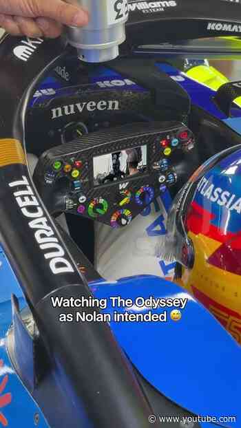 Is it really as good as everyone is saying, Admin hasn't seen it... 🫣🎬 #f1 #odyssey