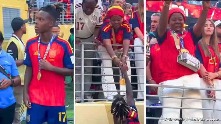 Spanish footballer Nico Williams gave his FIFA WC medal to his mother; but behind the viral moment lies a remarkable journey of sacrifice his parents had made