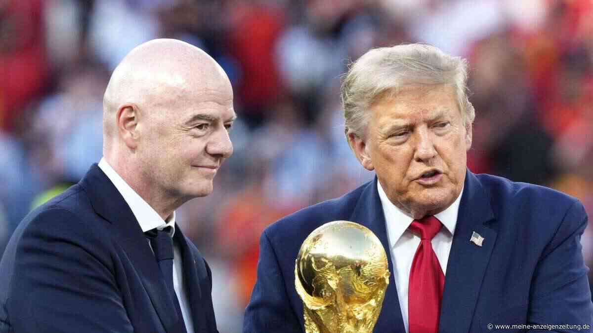 „Gib die Bühne frei“ – WM-Kommentator verzweifelt an der peinlichen Aktion des US-Präsidenten