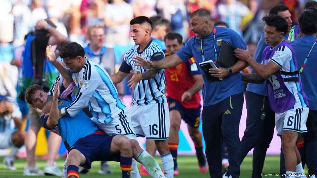Tumult nach WM-Finale: Paredes sieht nach Abpfiff Rot – Argentinien-Trainer bricht in Tränen aus