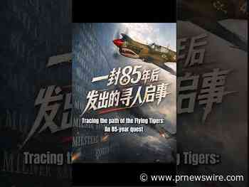 Search initiative launched for missing Flying Tigers pilots 85 years after landmark mission