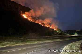 Crews expected at Arthur’s Seat blaze for ‘couple of days’, says fire chief