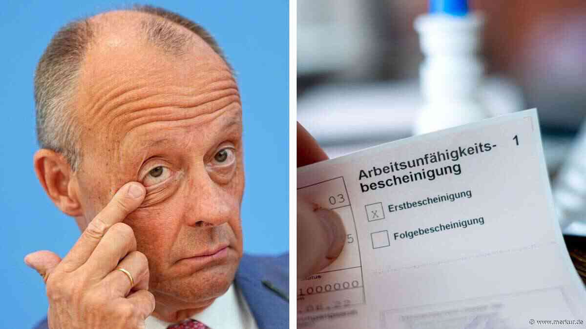 Merz-Reform doch übertrieben? Neue Zahlen zu Krankschreibungen in Deutschland überraschen