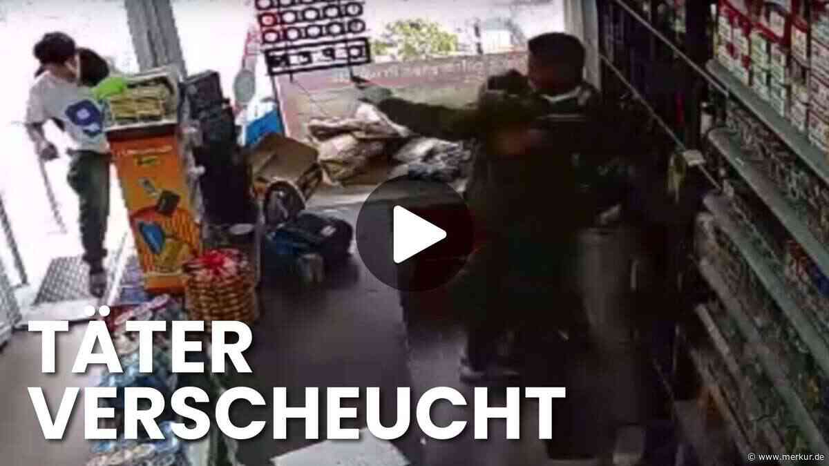 Überfall auf Kiosk geht nach hinten los: Mitarbeiter wehrt sich mit Händen und Füßen