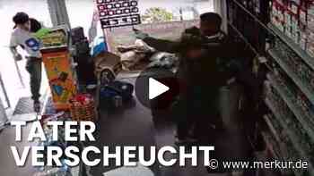 Überfall auf Kiosk geht nach hinten los: Mitarbeiter wehrt sich mit Händen und Füßen