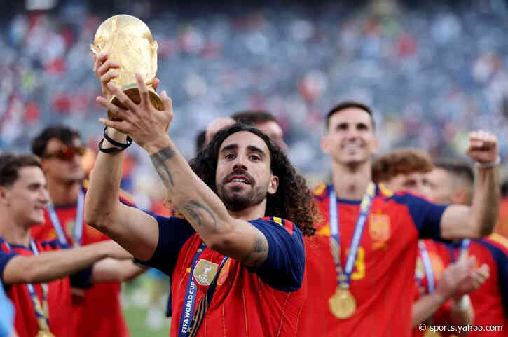 Real Madrid new signing Cucurella gets emotional after Spain win World Cup: ‘It’s not easy to get here’