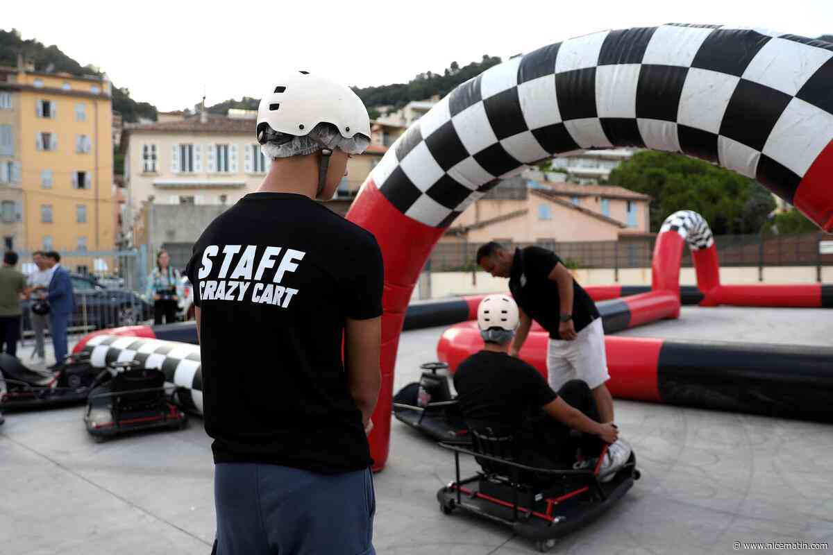 Sensations fortes, dérapages de folie et rires garantis… Un circuit de kart électrique installé tout l’été en plein centre-ville de Grasse