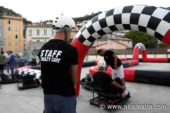 Sensations fortes, dérapages de folie et rires garantis… Un circuit de kart électrique installé tout l’été en plein centre-ville de Grasse