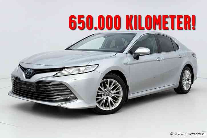 Deze Toyota Camry heeft in minder dan 6 jaar ruim 650.000 kilometer gereden en kost nog €14.000