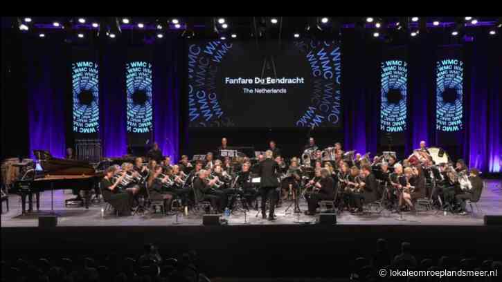 Zesde plaats voor Fanfare De Eendracht op Wereld Muziek Concours in Kerkrade