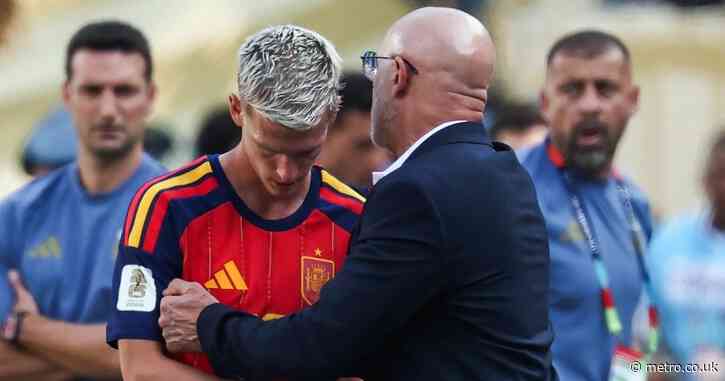 Spain star Dani Olmo punched by Argentina coach after World Cup final