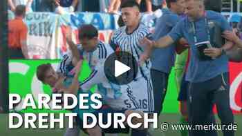 Sicherungen durchgebrannt: Paredes schlägt Gavi und Eric Garcia nieder