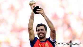 Rodri on rise after injury: I want to thank myself...
