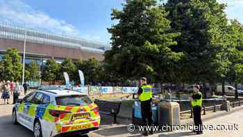 Police statement as two fight for life after 'attempted murder' in Newcastle city centre