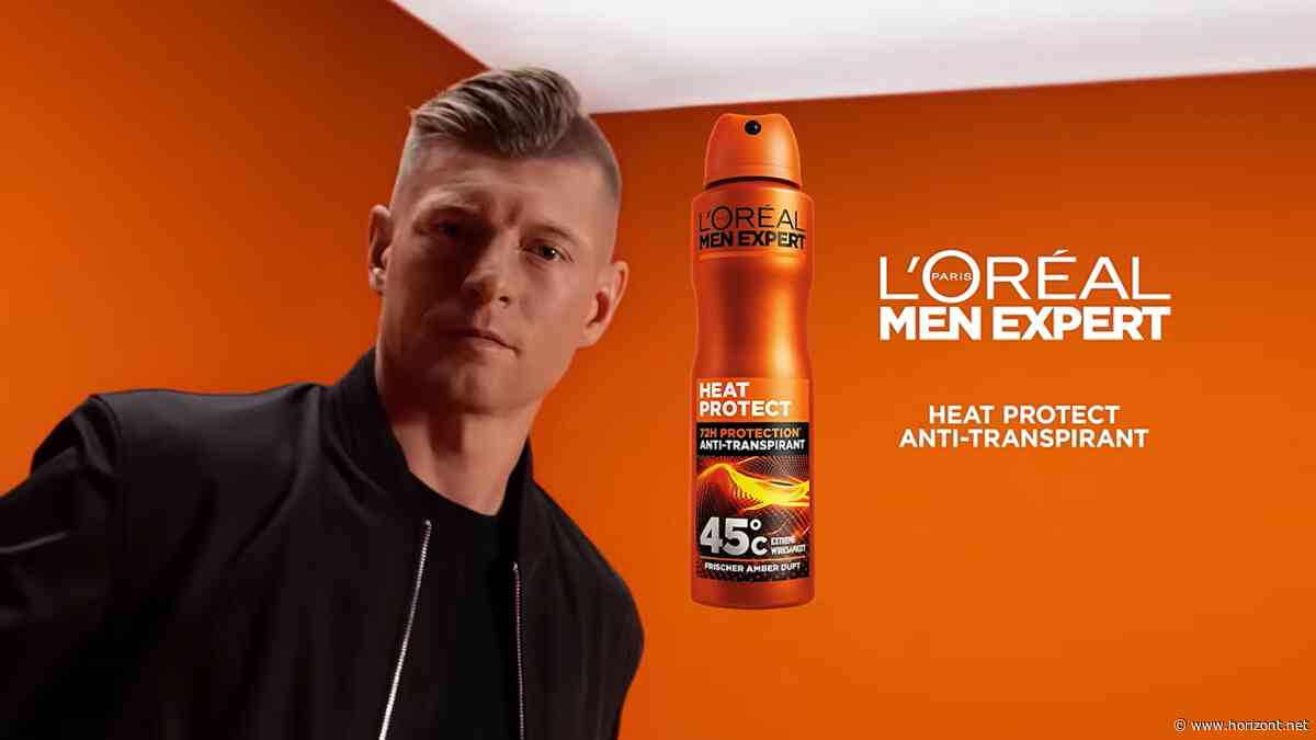 McCann Germany: Toni Kroos trommelt für Anti-Transpirant von L'Oréal Men