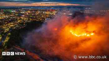 Fire crews battle blaze on Arthur’s Seat in Edinburgh