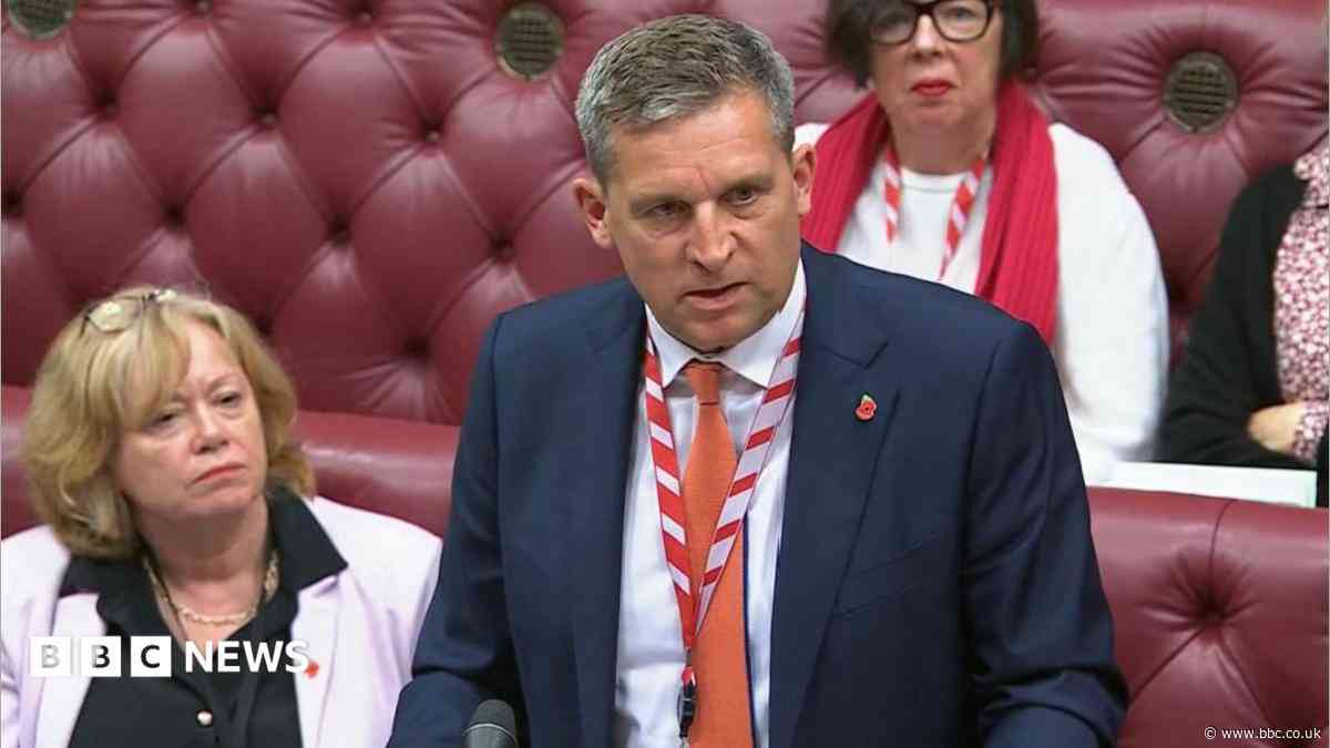 Prisons minister Lord Timpson quits government
