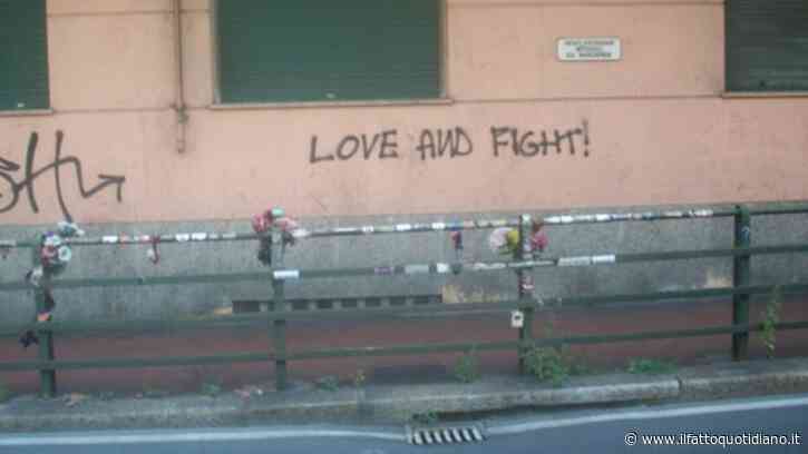 Love and Fight: il messaggio del Social forum al G8 sopravvive sui muri