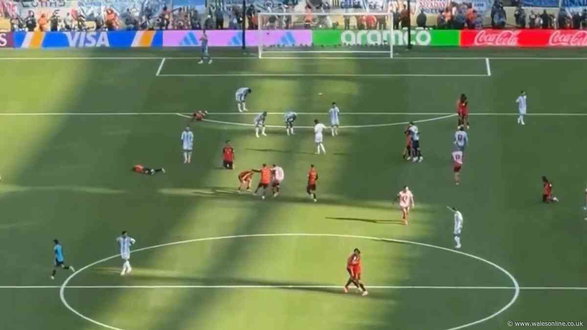 New footage of World Cup final fight emerges as real culprit of bust-up revealed