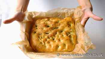 Homemade focaccia recipe takes 15 minutes to prep and requires 6 simple steps