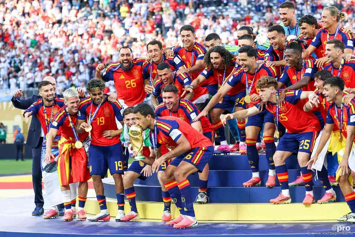 Rodri straalt na Spaanse wereldtitel: 'Meest ongelooflijke WK uit geschiedenis'