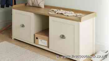 'Space saving' Dunelm shoe storage bench £26 off 'really stylish for the price'