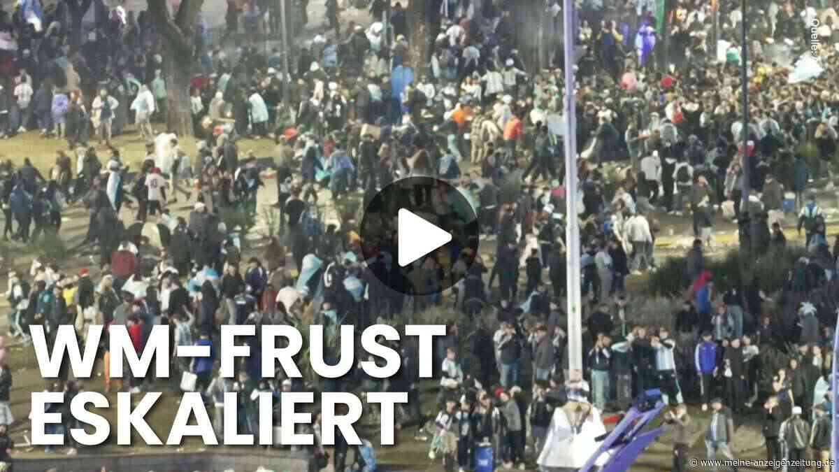 Krawalle in Buenos Aires nach WM-Aus: Video zeigt Chaos-Nacht