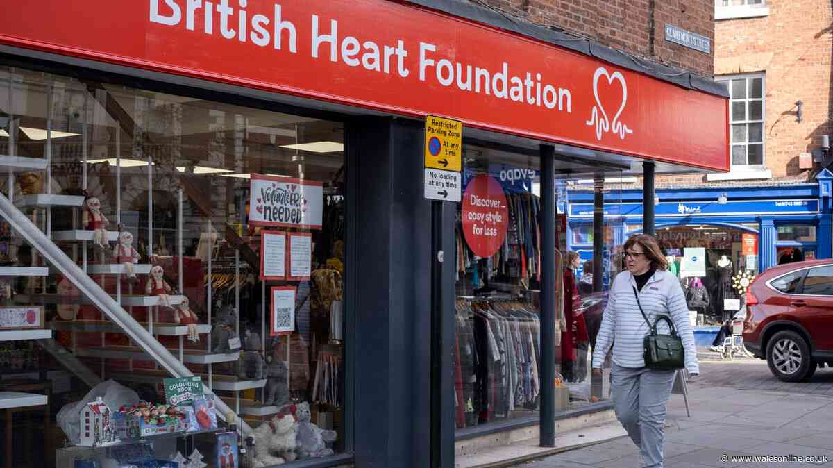 The full list of British Heart Foundation shops closing - with six in Wales