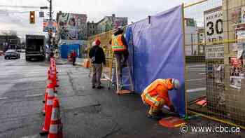 Months-long Broadway closure begins near Cambie Street