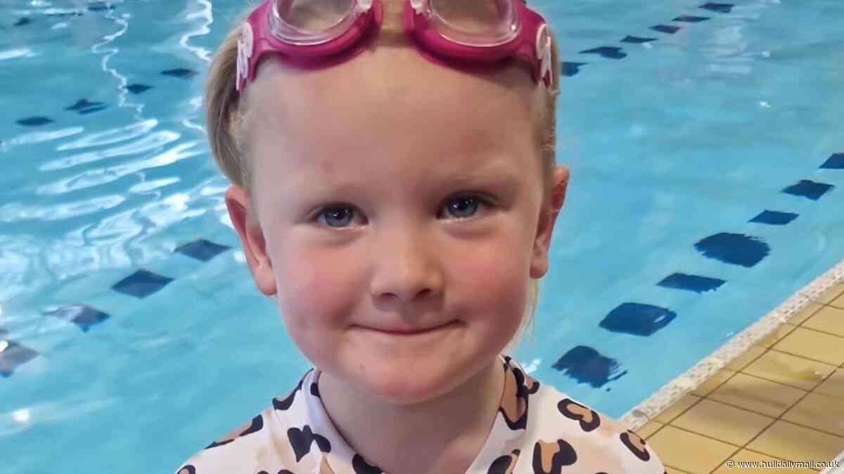 Girl, 3, amazes teachers with swimming achievement inspired by late grandfather