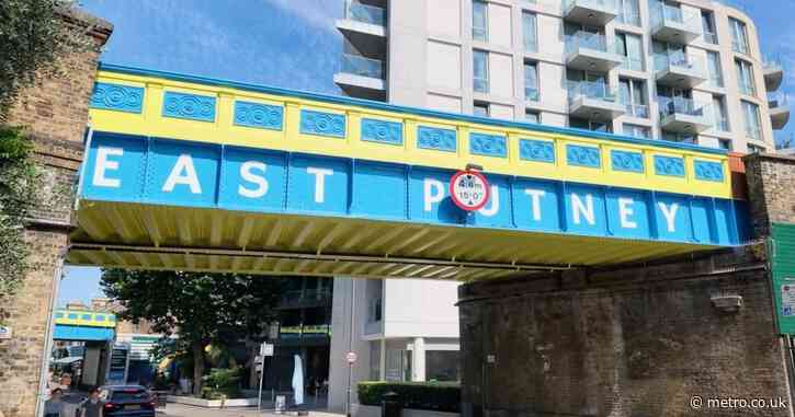 Londoners say new £600,000 railway bridge makeover looks more like Ikea paintjob