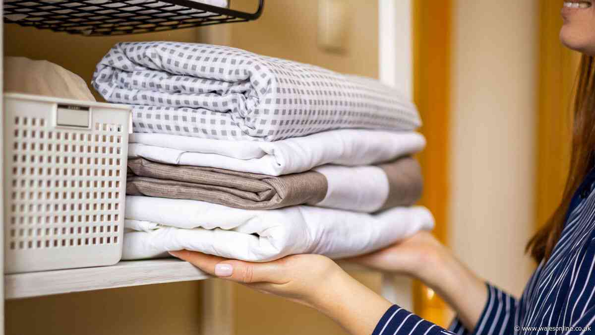Bedding and towels always smell fresh with simple 7p item in cupboard