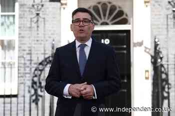 Andy Burnham latest: New UK prime minister to deliver speech at No 10 ahead of key Cabinet appointments - watch live