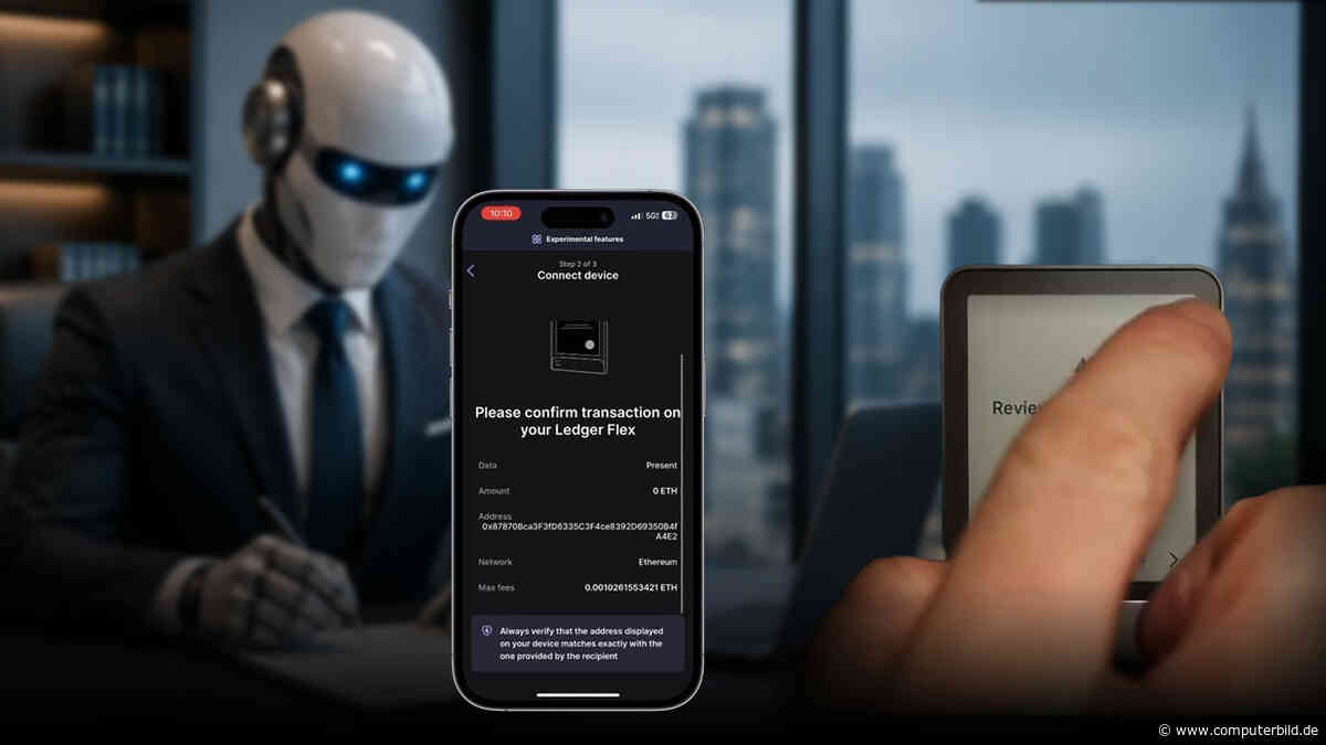 Ledger: KI-Agenten investieren – der Mensch gibt frei
