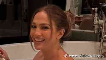 Jennifer Lopez, 56, poses naked in bathtub as she marks her lookalike sister's birthday... days before her own big day