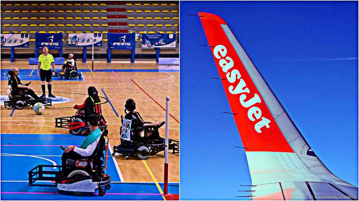 “Sull’aereo Easyjet non c’era spazio per le carrozzine, ce l’hanno detto alla fine”: la nazionale paralimpica di calcio bloccata in aeroporto, scoppia la bufera