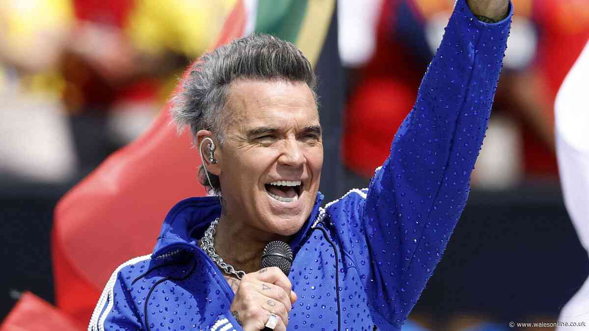 World Cup Final viewers distracted as fans brand Robbie Williams 'unrecognisable'