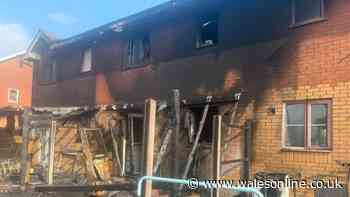 Family return from holiday to find Cardiff home completely destroyed