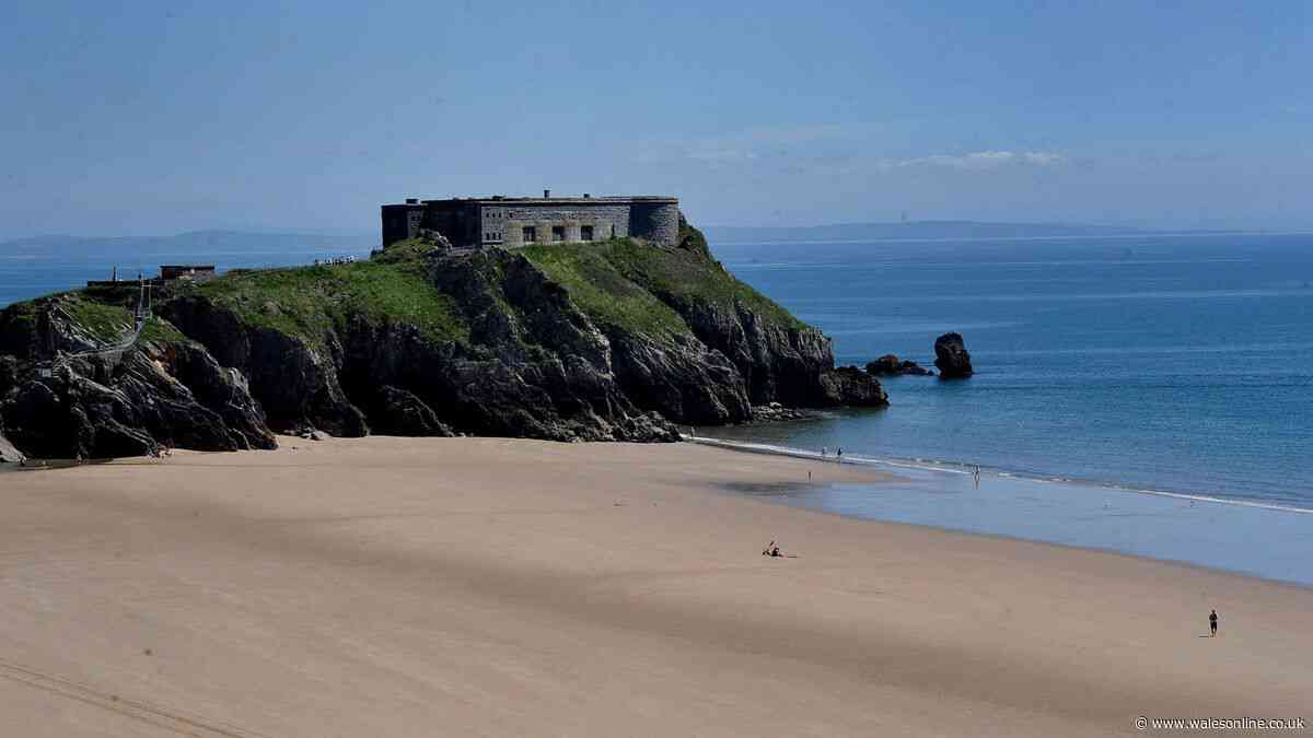 Man, 84, found clinging to rocks off Welsh coast after falling from boat