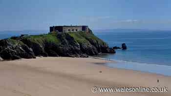Man, 84, found clinging to rocks off Welsh coast after falling from boat