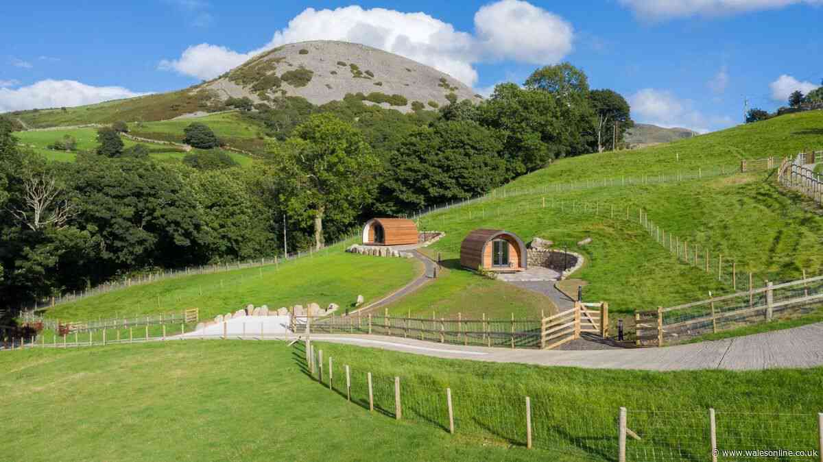 This adults-only glamping site is one of the best in the UK and has a dramatic waterfall nearby