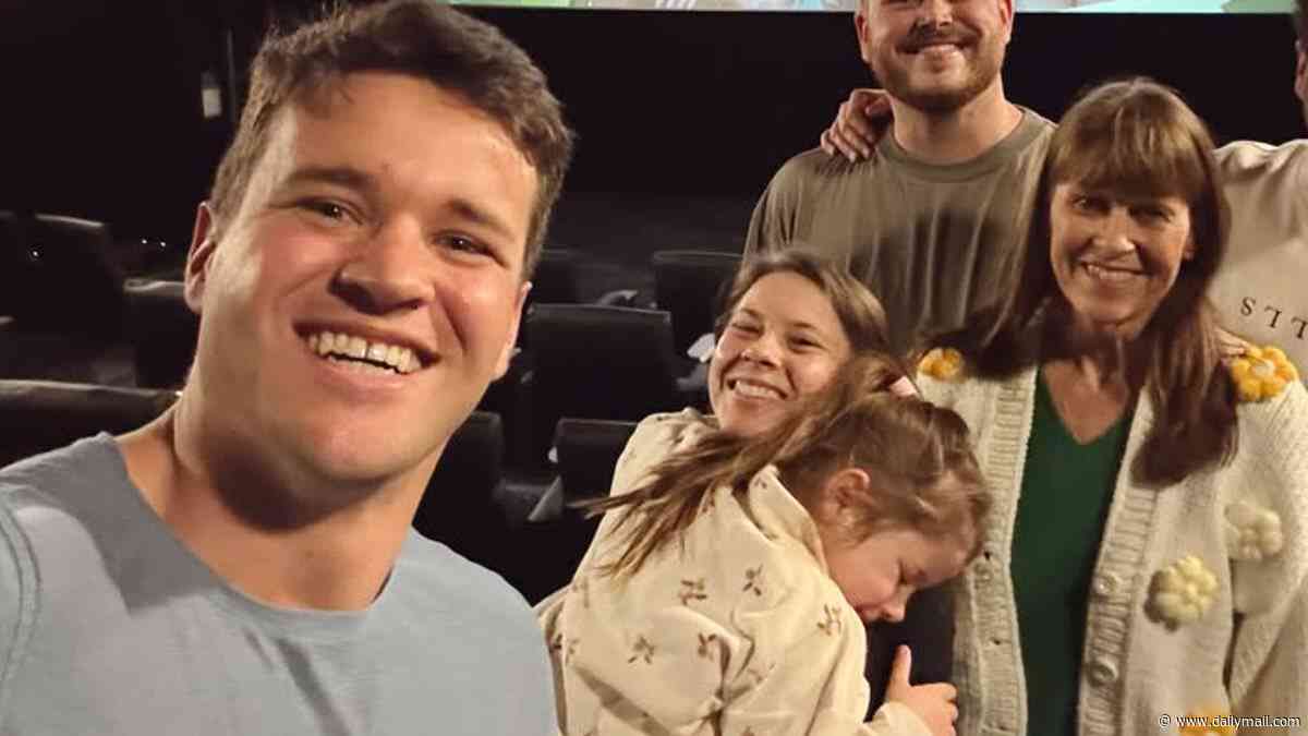 Terri Irwin beams as she celebrates her 62nd birthday with a movie date and pizza party alongside daughter Bindi and granddaughter Grace Warrior: 'I am a lucky Bunny!'