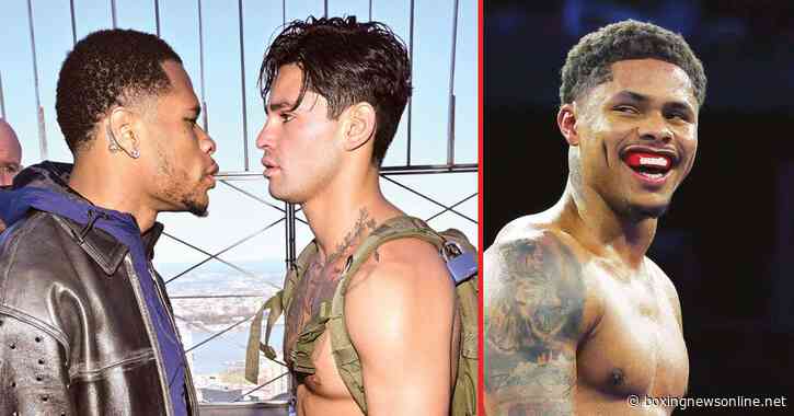 Ryan Garcia picks a winner in Devin Haney vs Shakur Stevenson: “My first instinct says he’ll beat him”