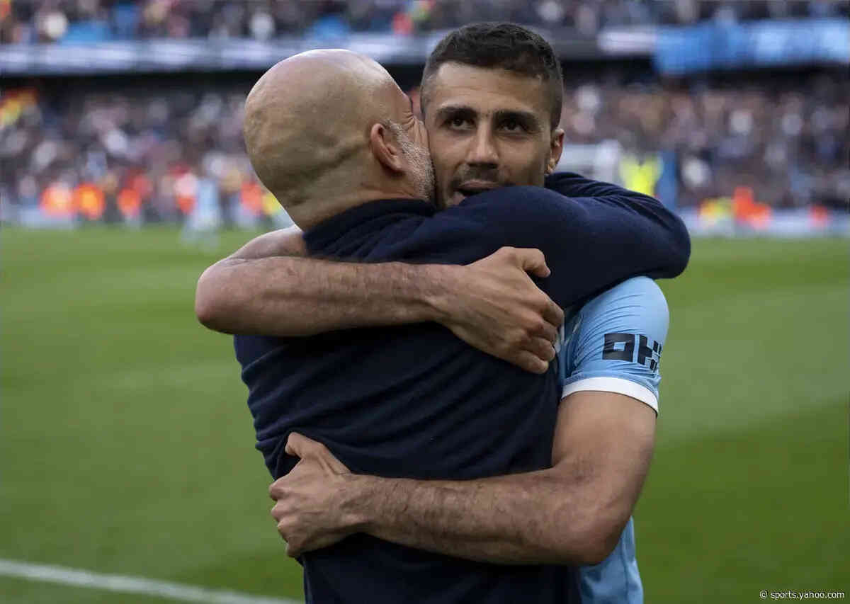 Rodri’s classy seven-word tribute to Pep Guardiola after Spain World Cup triumph