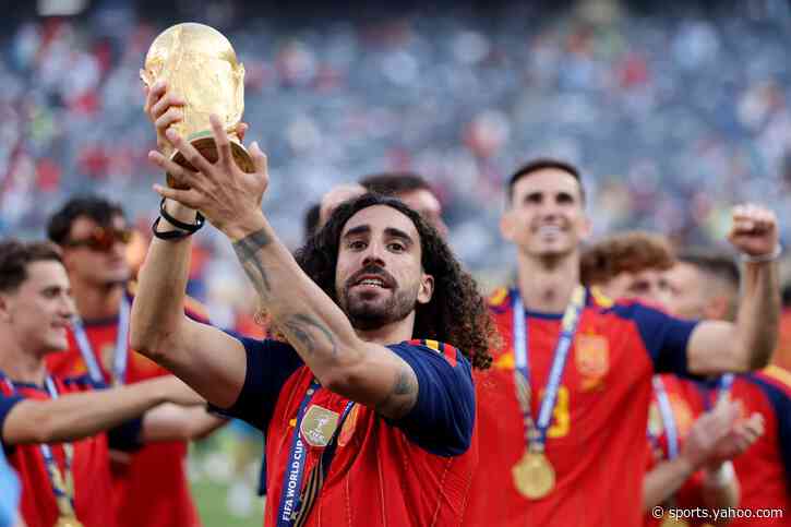 Spain’s ‘lucky coin’ as Marc Cucurella continues bizarre tradition of World Cup champion