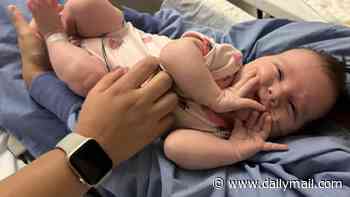 Happy ending for baby girl born to addict parents after kind-hearted nurse grew attached to infant while caring for her