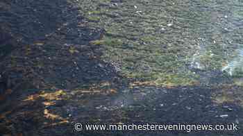 Dovestone firefighters put out campfire on moorland as blaze continues