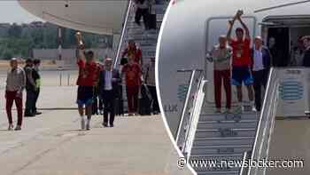 Spaans team groots onthaald: Rodri zwaait met beker in Madrid