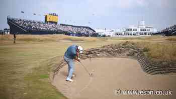 Tee times for the final round of The Open Championship 2026